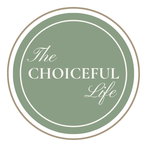 The Choiceful Life Logo, a personal growth brand for intentional living and quiet self-development