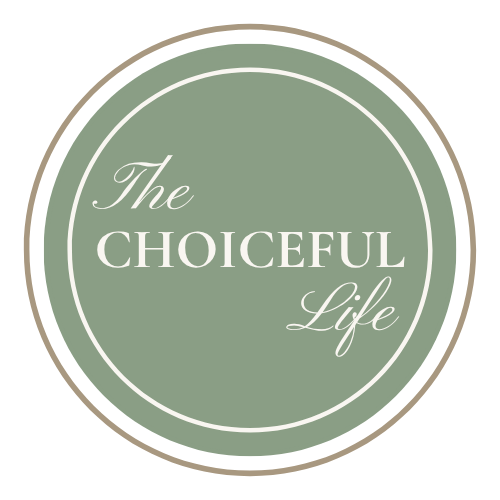 The Choiceful Life Logo, a personal growth brand for intentional living and quiet self-development